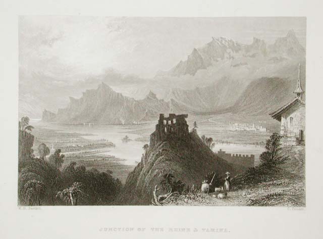 Junction of the Rhin & Tamina./ (Above Ragatz)