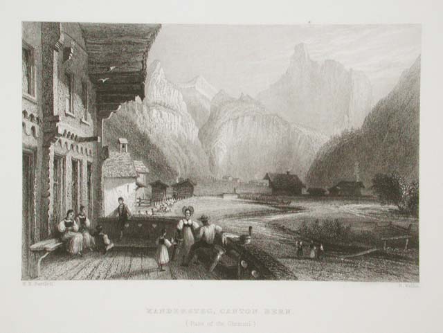 Kandersteg, Canton Bern./ (Pass of the Ghemmi)
