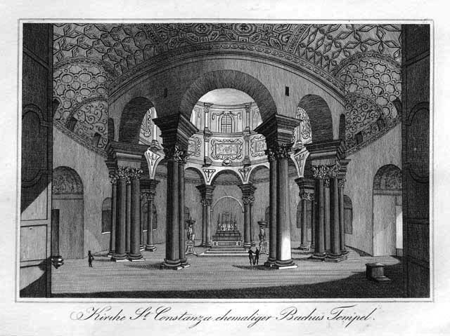Kirche St. Constanza chemaliger Bachus Tempel