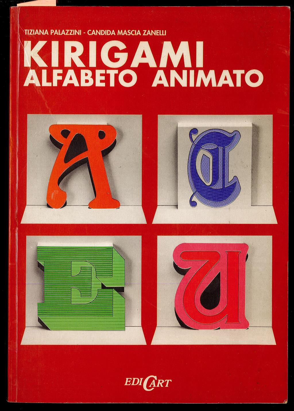 Kirigami alfabeto animato