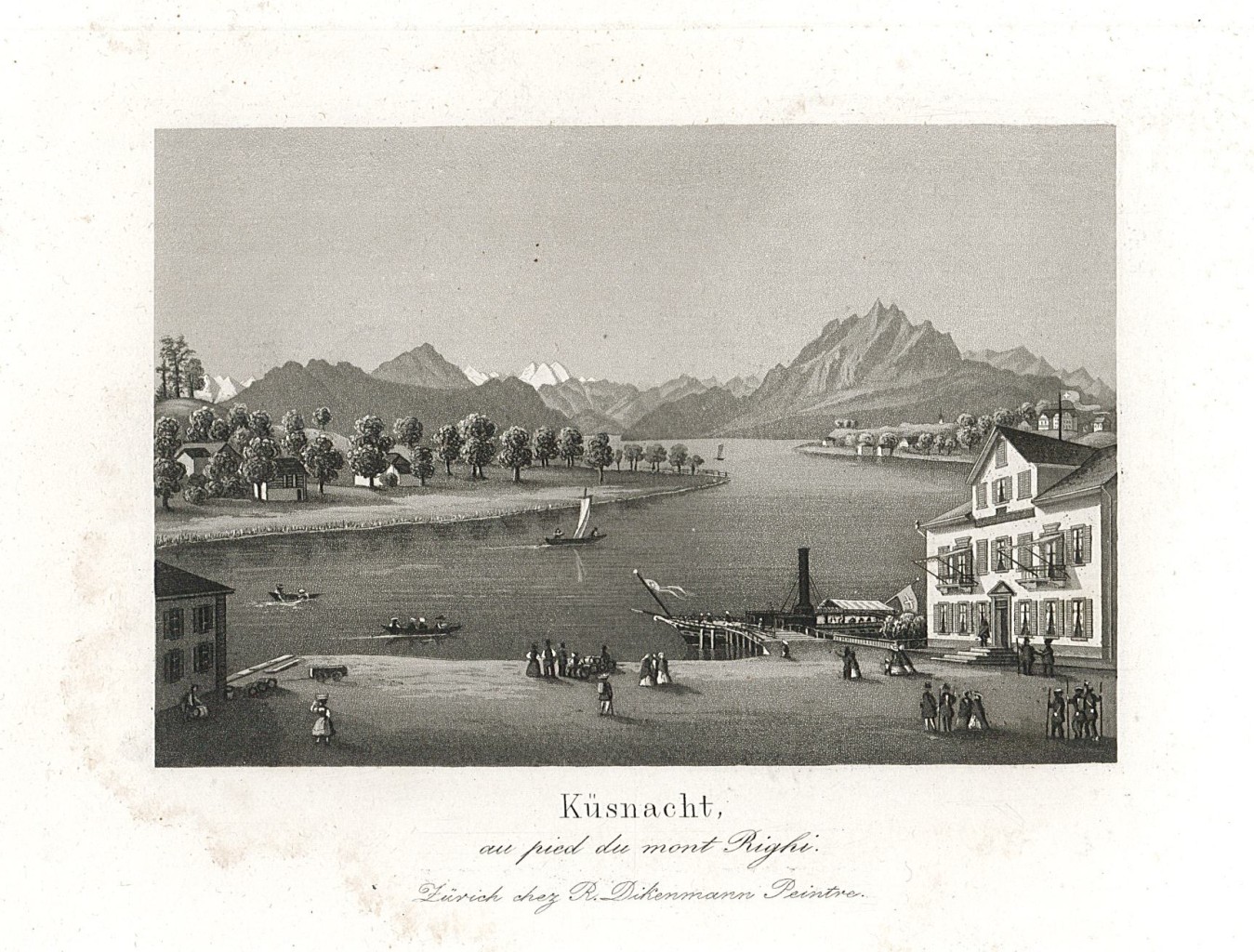 Küsnacht au pied du mont Righi