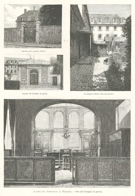 L'affare Dreyfus a Rennes - Sala del Consiglio di guerra