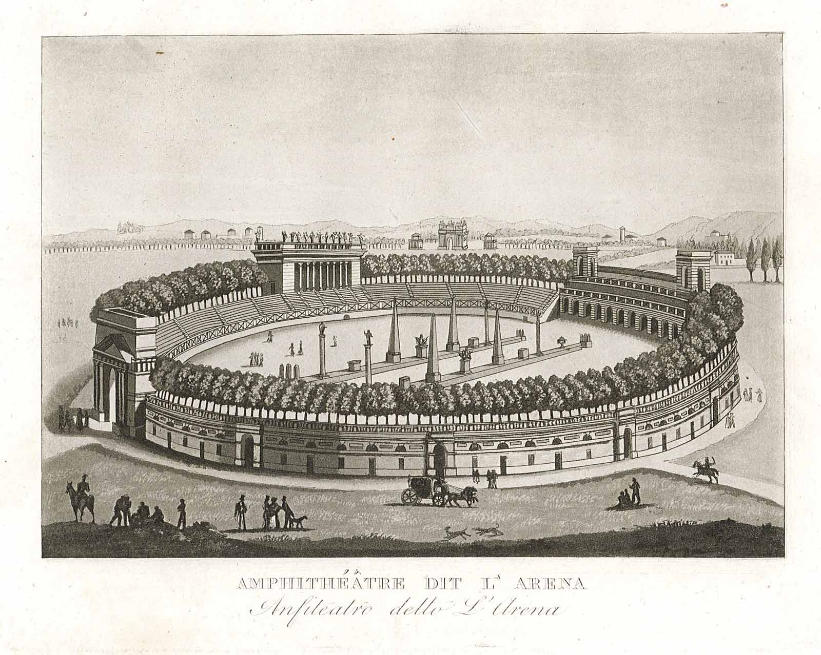 L'anphitheàtre dit l'Arena - Anfiteatro detto l'Arena