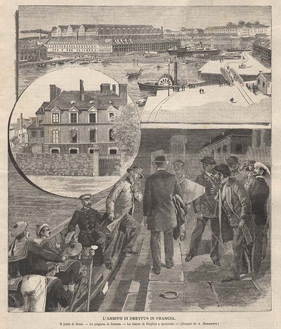 L’arrivo di Dreyfus in Francia