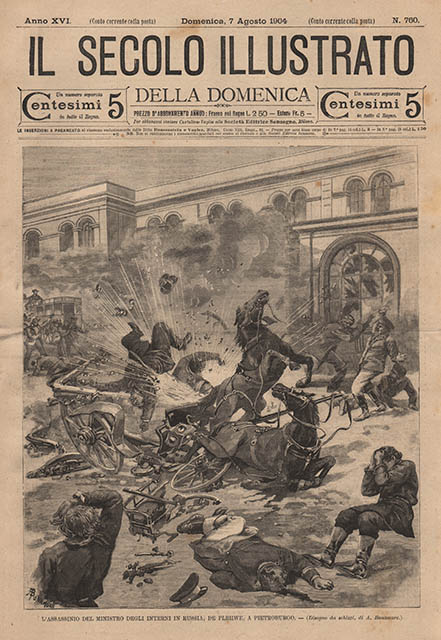 L'assassinio del ministro degli Interni in Russia, De Plehwe, a …