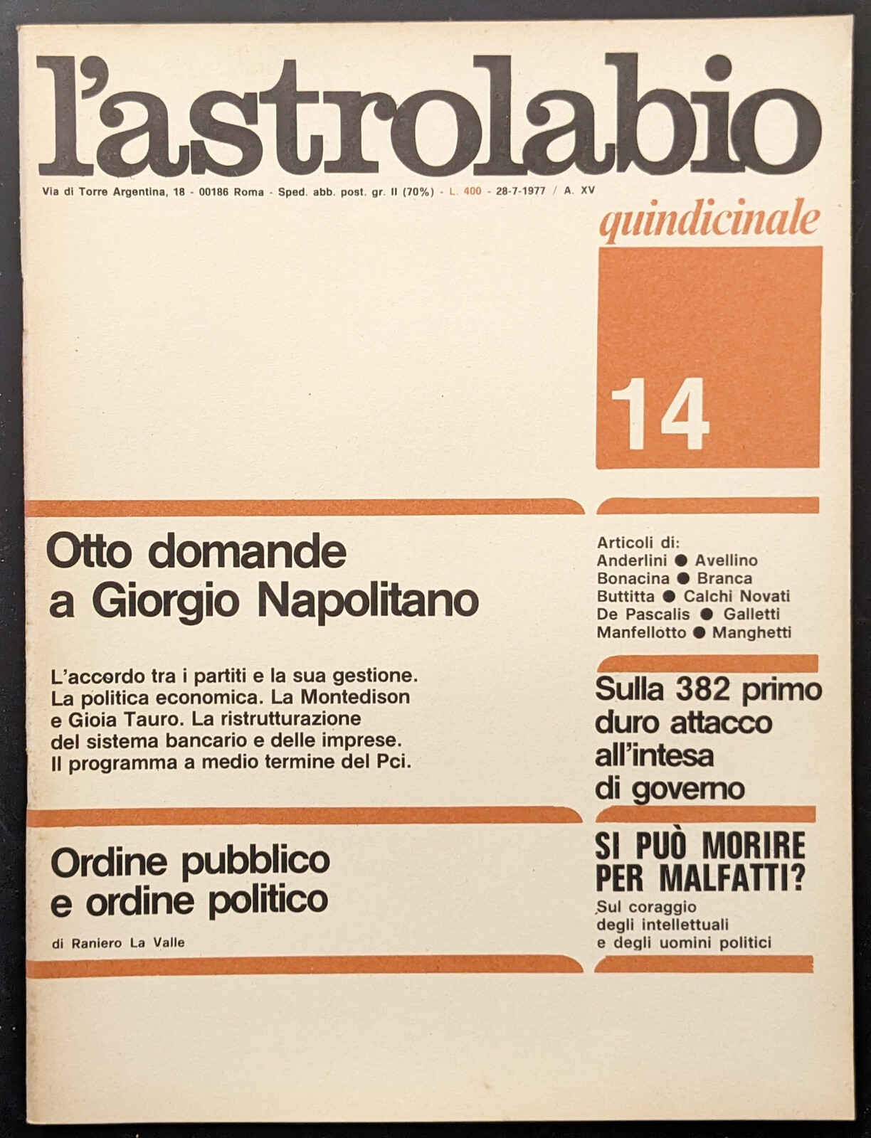 L'astrolabio 14