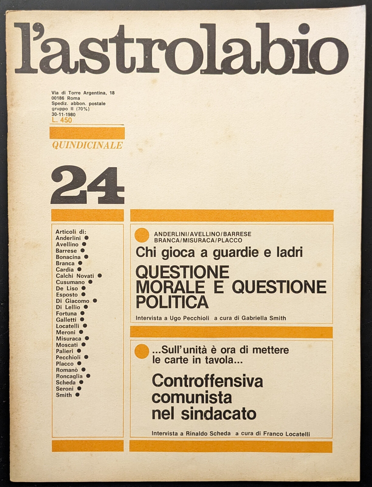 L'astrolabio 24