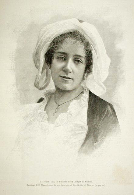 L'attrice Tina Di Lorenzo, nella Margot di Meilhac