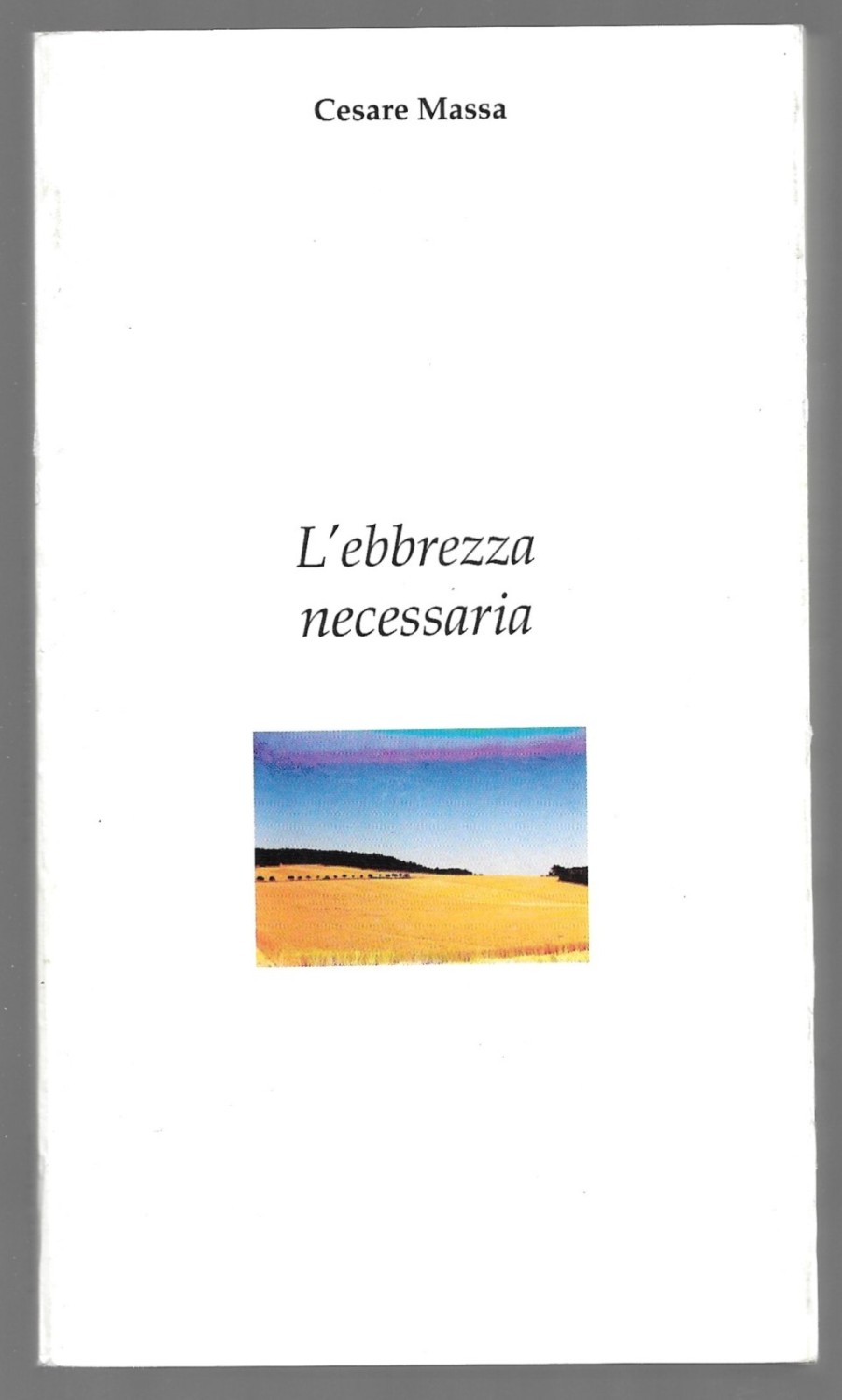 L’ebbrezza necessaria