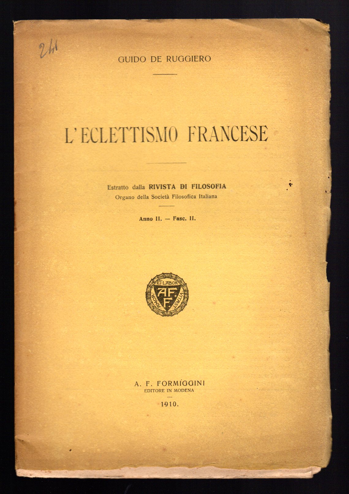 L'eclettismo francesse