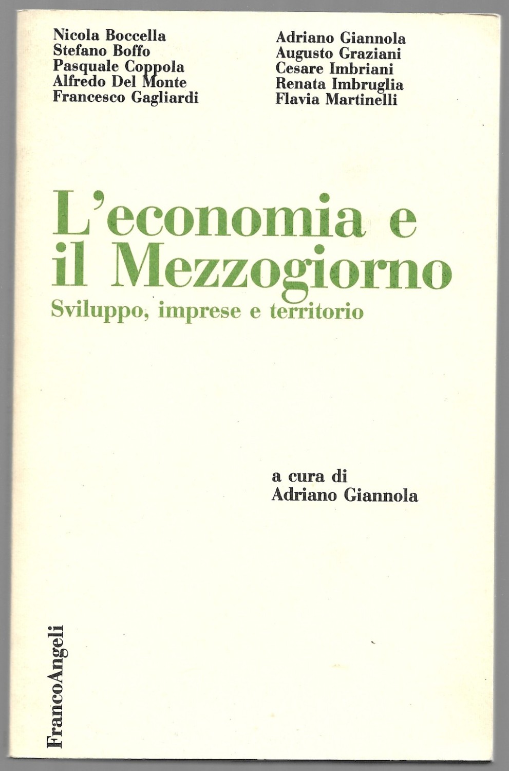 L’economia e il Mezzogiorno – Sviluppo, imprese e territorio