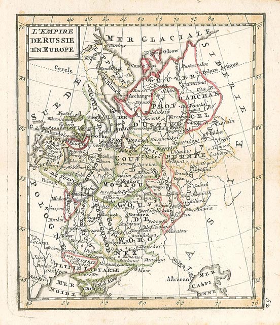 L'Empire de Russie en Europe
