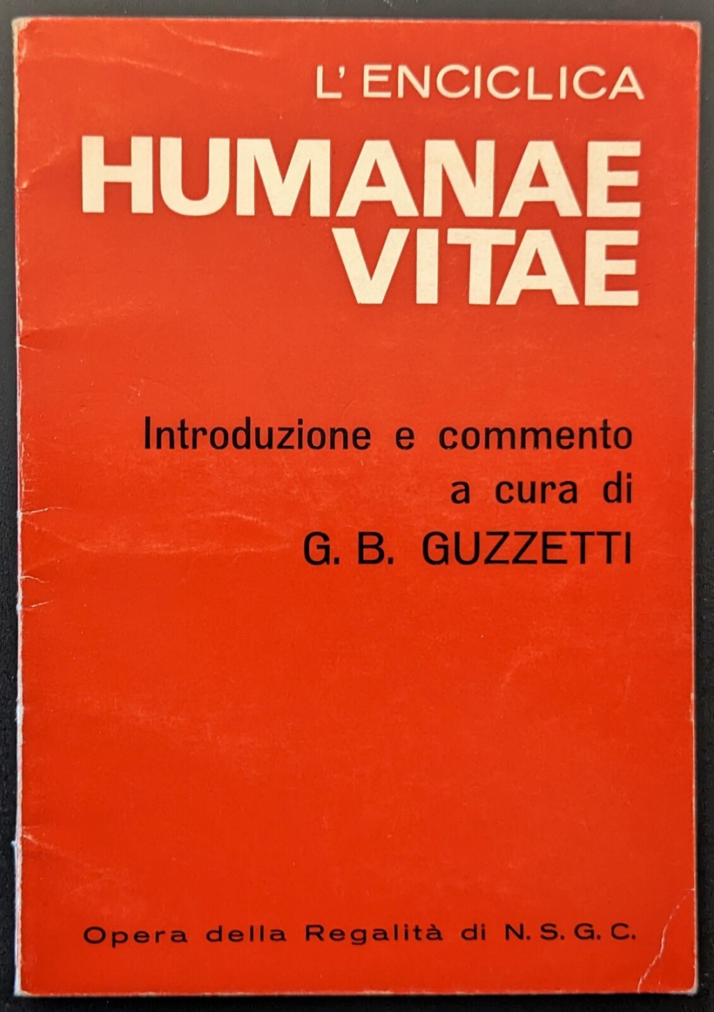 L'Enciclica Humanae Vitae