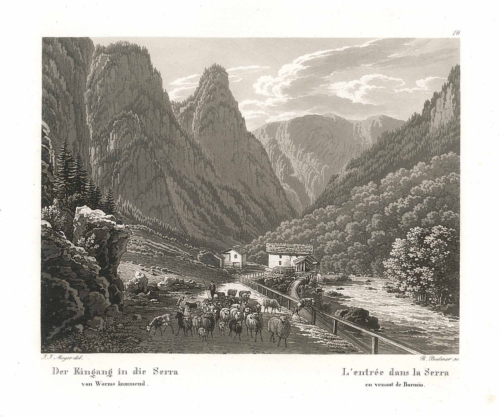 L'entrèe dans la Serra en venant de Bormio