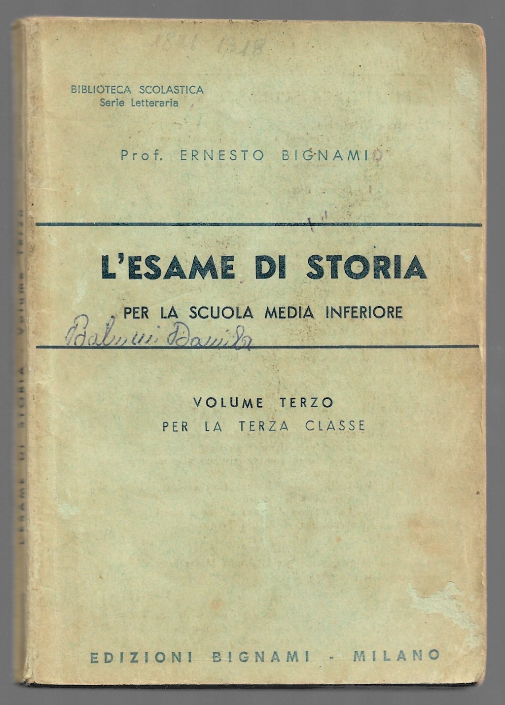 L'esame di storia - Per la scuola media inferiore