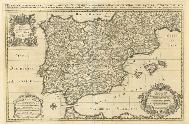 L'Espagne distingueé en tous ses Royaumes, Principautes .