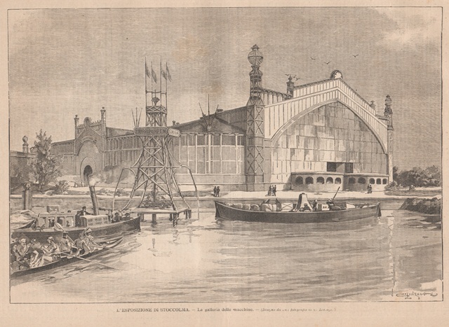 L’Esposizione di Stoccolma - La galleria delle macchine