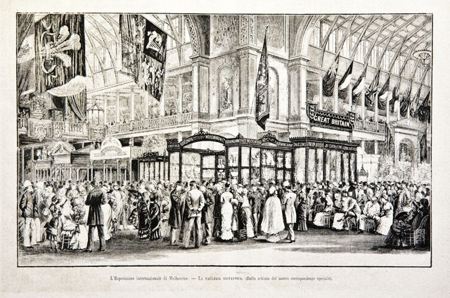 L'Esposizione internazionale di Melbourne / La galleria britannica