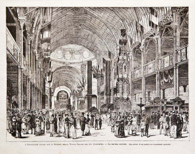 L’Esposizione universale di Sydney, nella Nuova Galles del sud.- La …