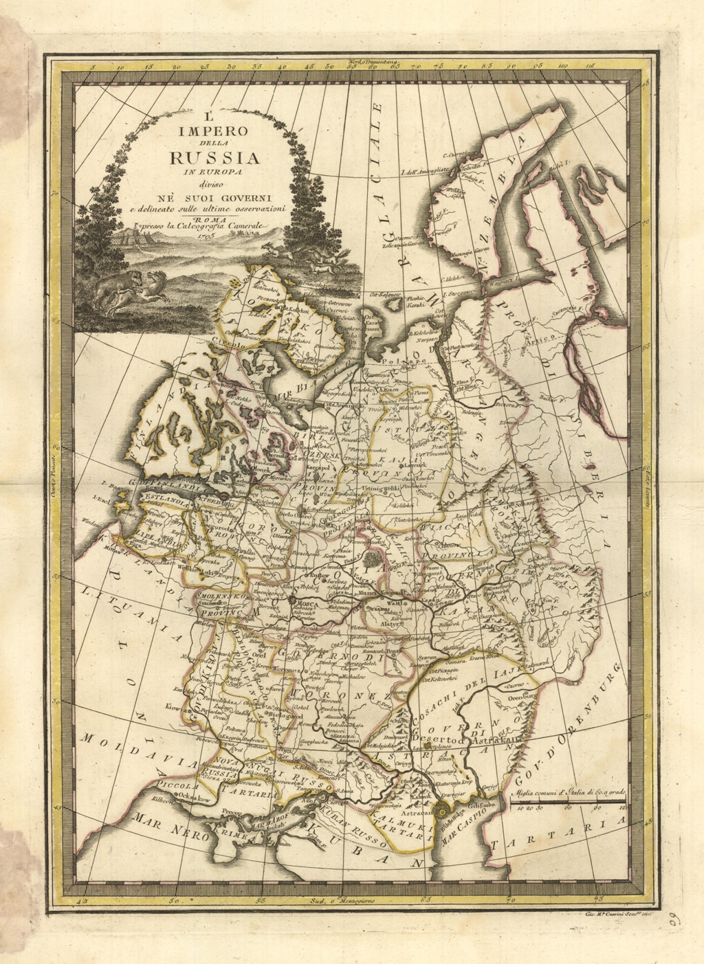 L'Impero della Russia in Europa diviso ne' suoi governi e …