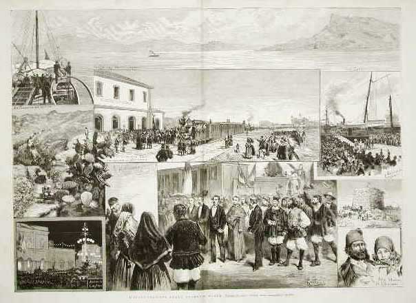 L'inaugurazione delle ferrovie Sarde