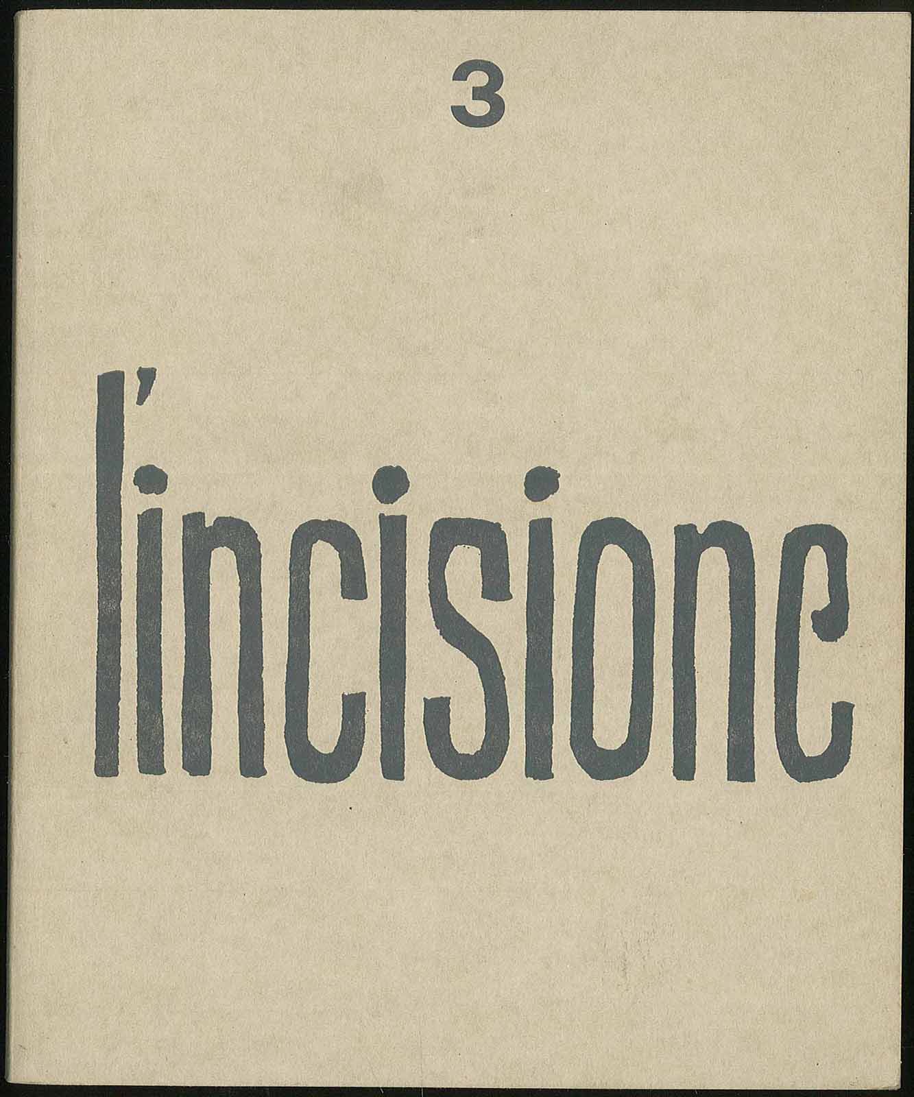 L'incisione