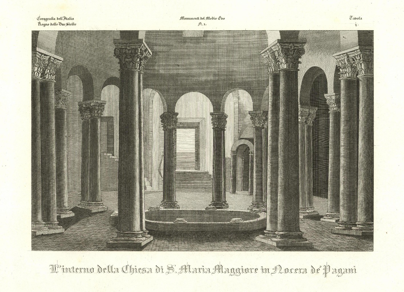 L'interno della Chiesa di S. Maria Maggiore in Nocera de' …