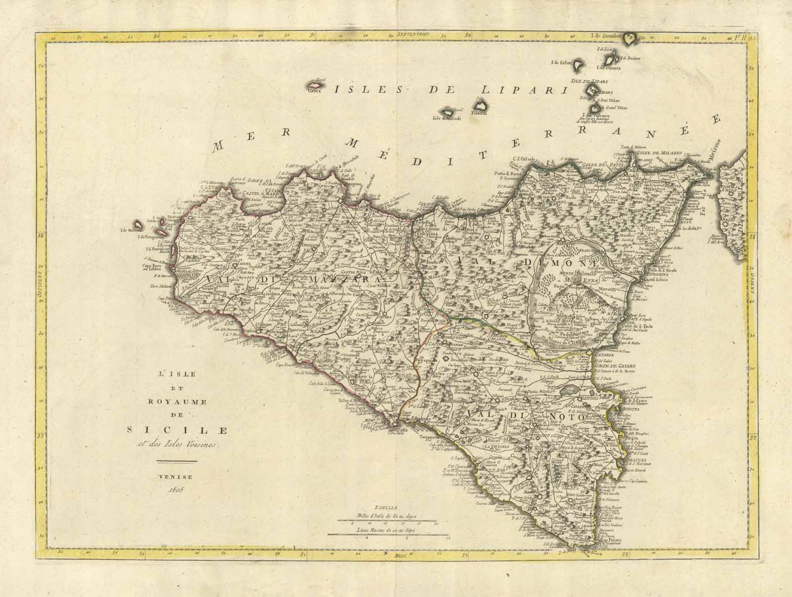 L'Isle et Royaume de Sicile et des Isles Voisines