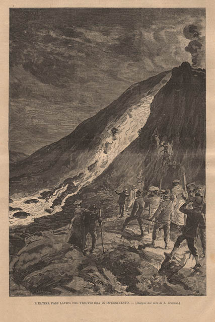 L’ultima fase lavica del Vesuvio in ispegnimento