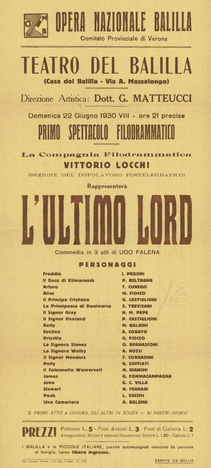 L'ultimo lord