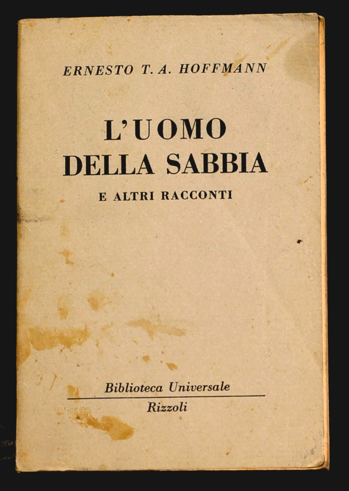 L'uomo della sabbia e altri racconti