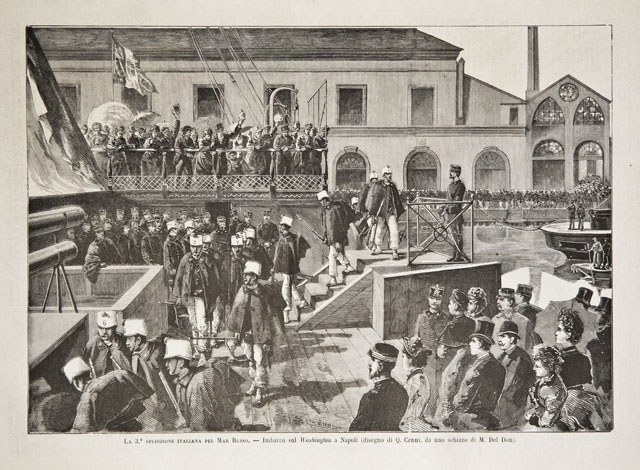 La 3a spedizione pel Mar Rosso - Imbarco sul Washington …