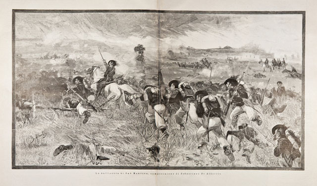 La battaglia di San Martino, composizione di Sebastiano De Albertis