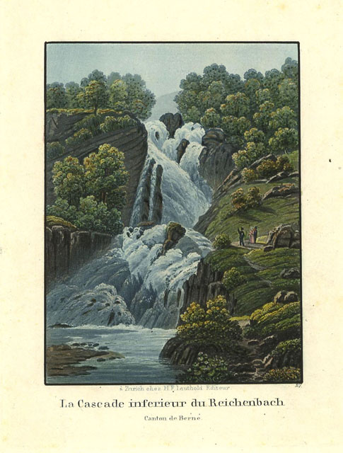 La Cascade inferieur du Reichenbach / Canton de Berne