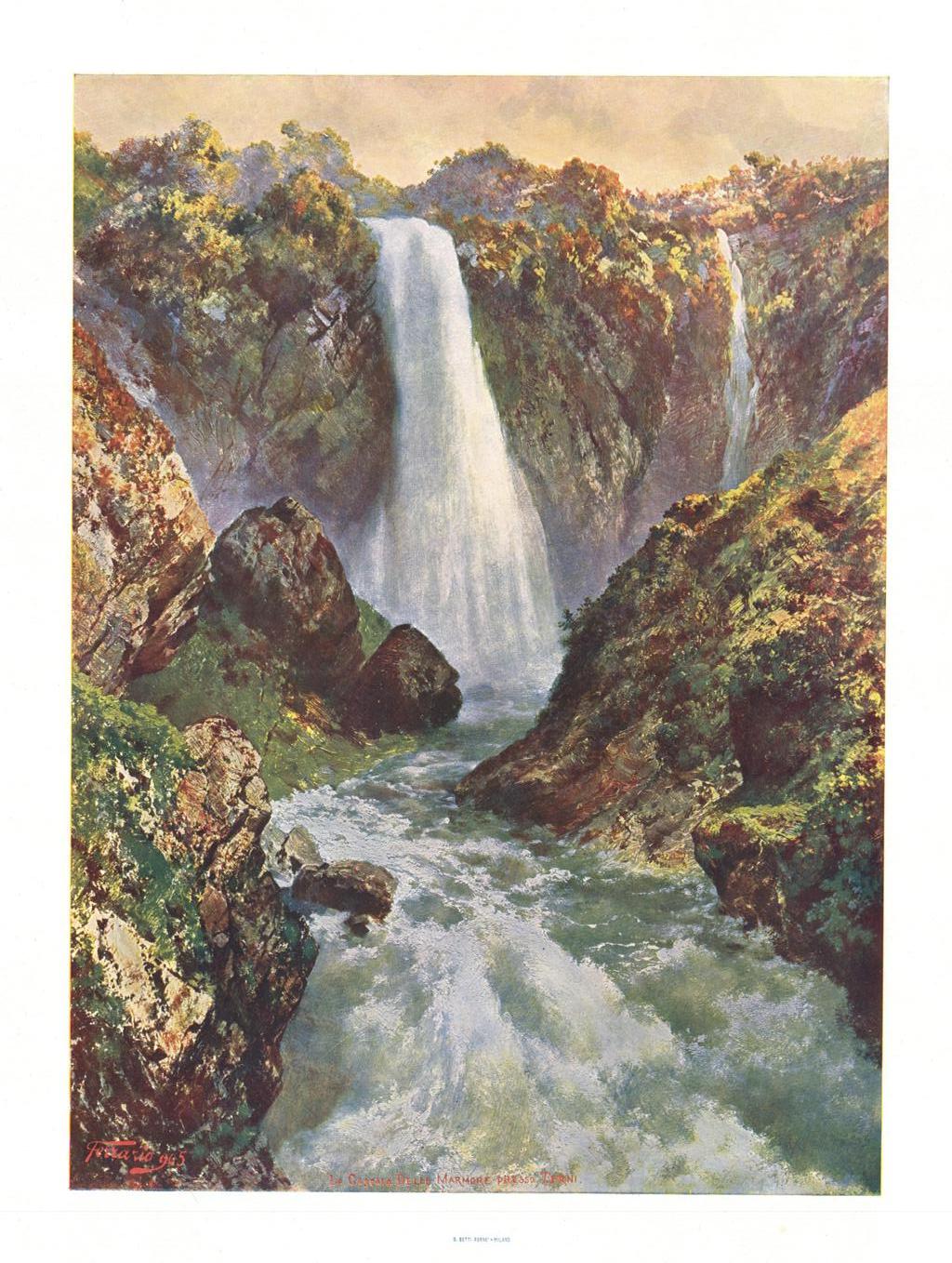 La Cascata delle Marmore presso Terni