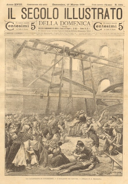 La catastrofe di Courrieres - L’estrazione dei cadaveri