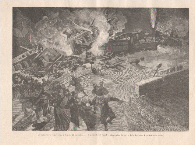 La catastrofe ferroviaria di Limito, 29 novembre - Il momento …