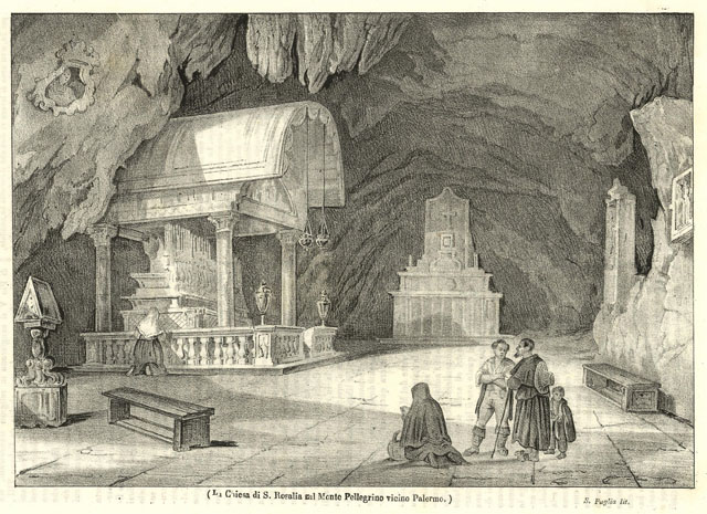 La Chiesa di S. Rosalia sul Monte Pellegrino vicino Palermo