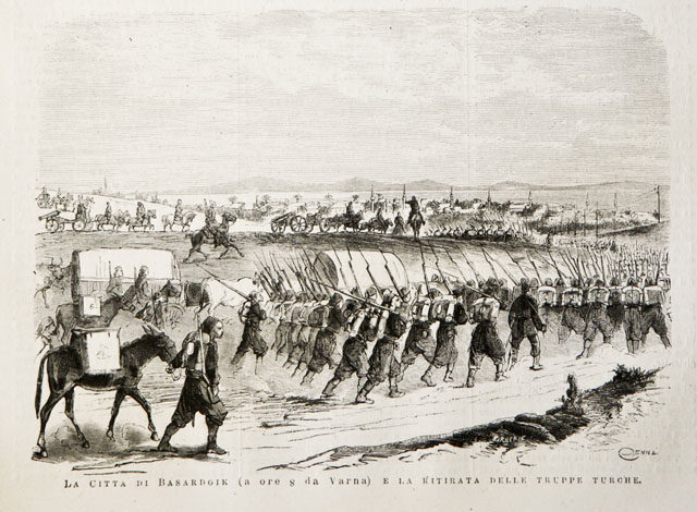 La città di Basardgik e la ritirata delle truppe turche