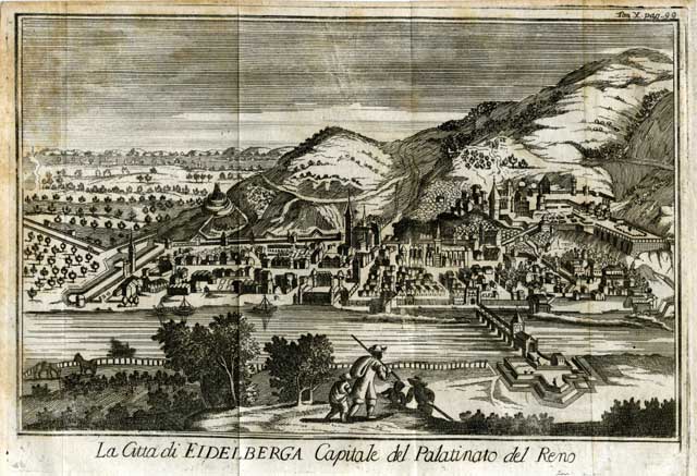 La Città di Eidelberga Capitale del Palatinato del Reno