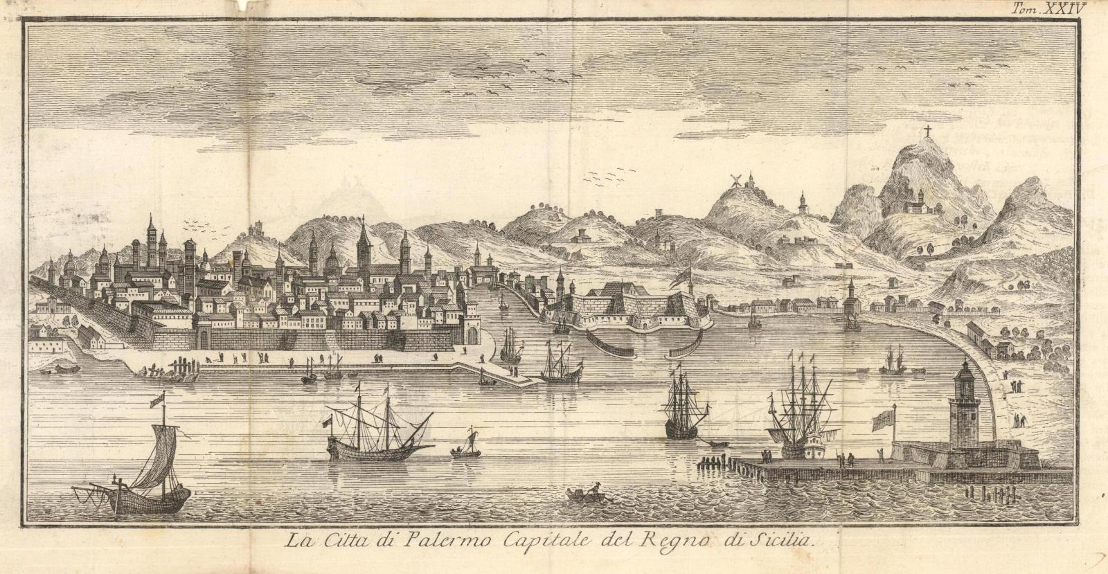 La Città di Palermo, Capitale del Regno di Sicilia.