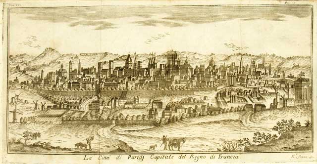 La Città di Parigi Capitale del Regno di Francia