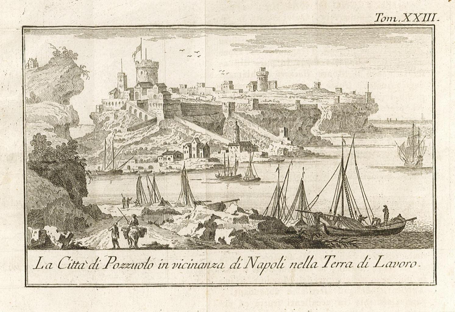 La Città di Pozzuolo in vicinanza di Napoli nella Terra …