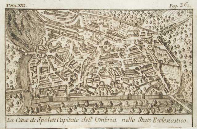 La Città di Spoleti Capitale dell'Umbria nello Stato Ecclesiastico