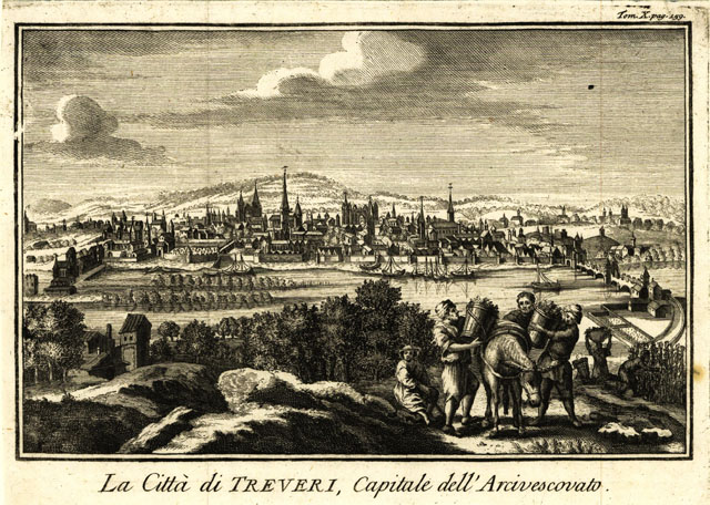 La città di Treveri, capitale dell'Arcivescovato
