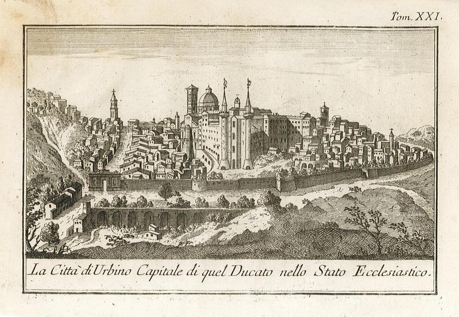 La Città di Urbino, Capitale di quel Ducato nello Stato …