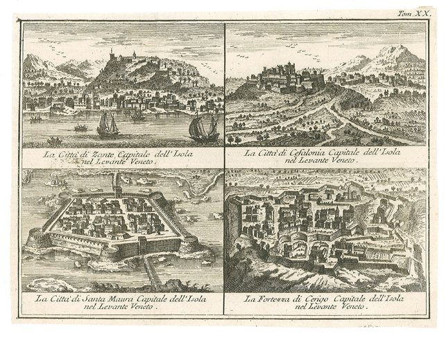 La Città di Zante . - La Città di Cefalonia …