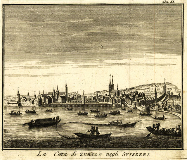 La città di Zurigo negli Svizzeri