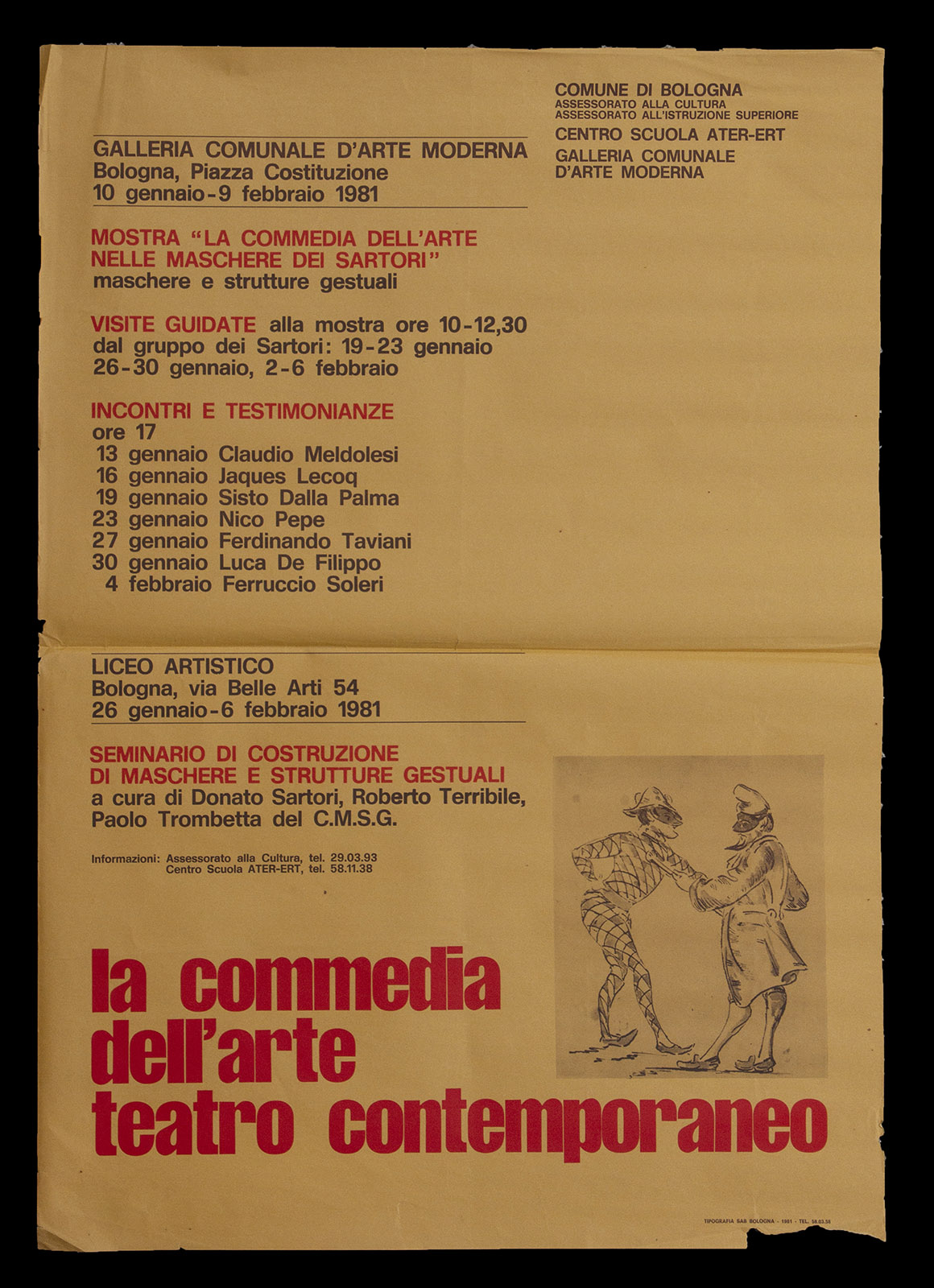 La commedia dell'arte teatro contemporaneo