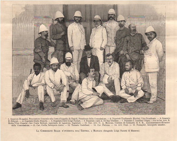 La Commissione Reale d’inchiesta sull’Eritrea a Massaua